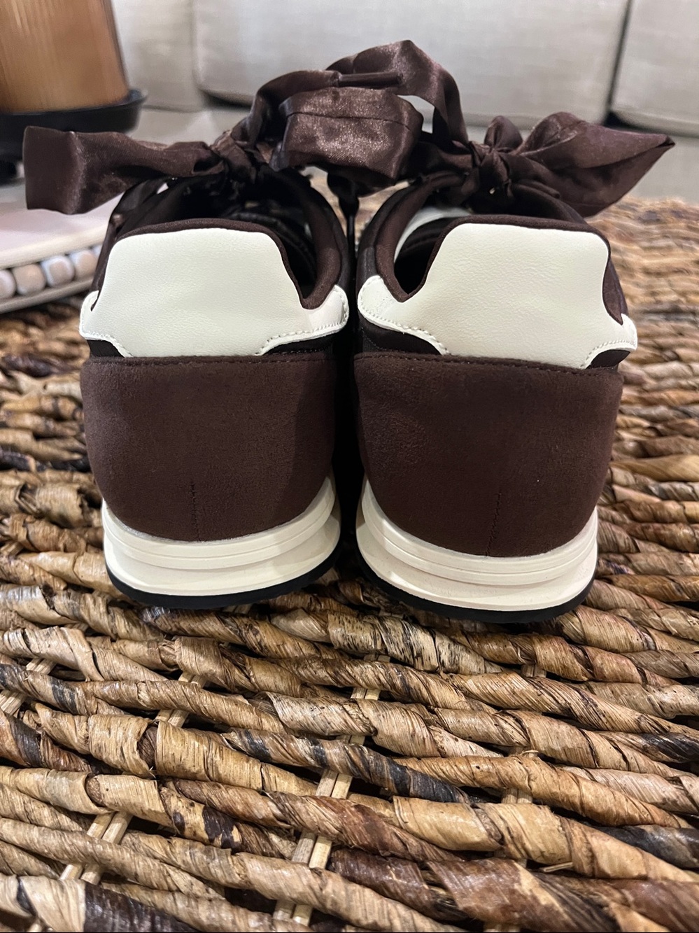 Universal Thread Brown and Cream Women's Sneakers size 11 - Picture 3 of 7